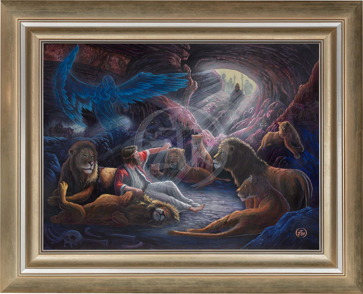 Daniel in the Lion's Den - Limited Edition Canvas