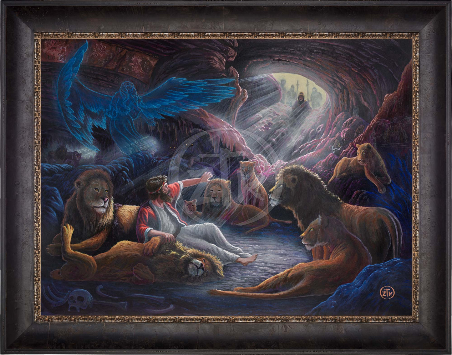 Daniel in the Lion's Den - Limited Edition Canvas