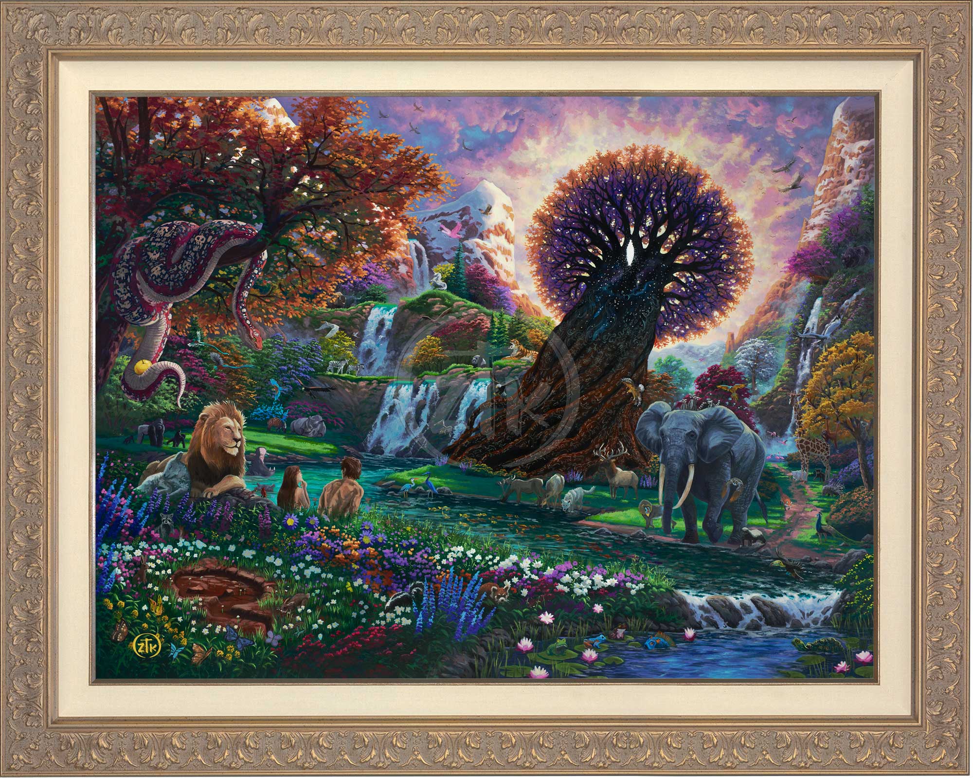 ころん　アートパネル　宮坂なこ　CANVAS+GARDEN CANVAS GICLEE - Sea Garden Cottage - Chuck Pinson - Art for