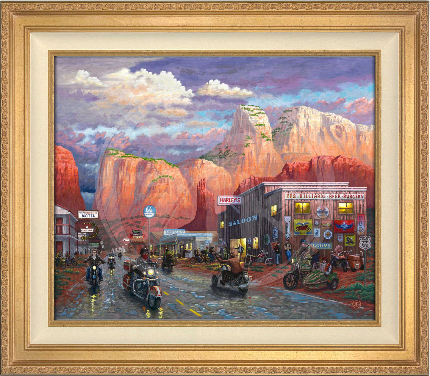 Get Your Kicks on Route 66 - Limited Edition Canvas