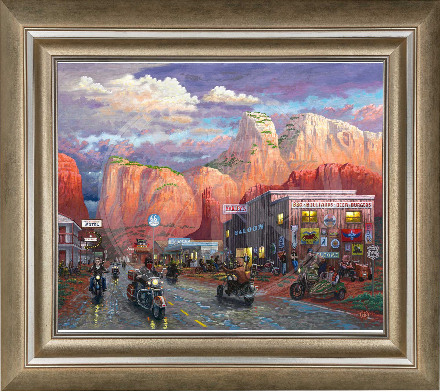 Get Your Kicks on Route 66 - Limited Edition Canvas