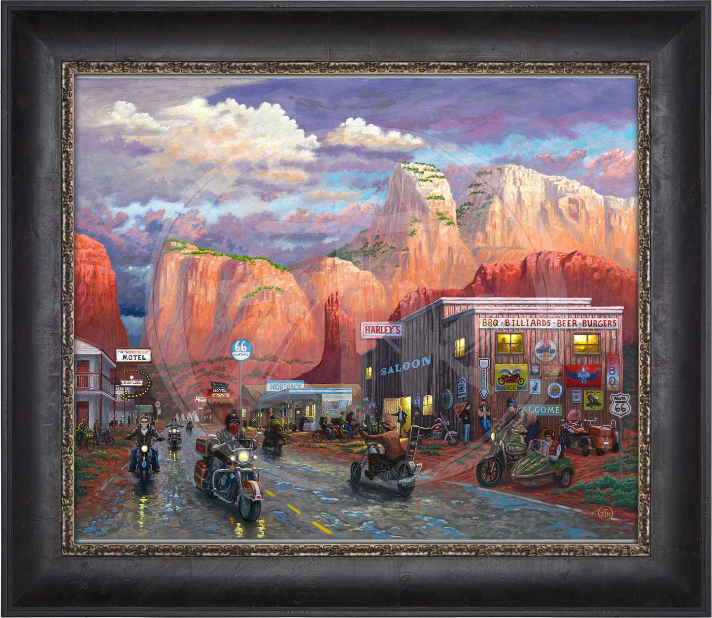 Get Your Kicks on Route 66 - Limited Edition Canvas