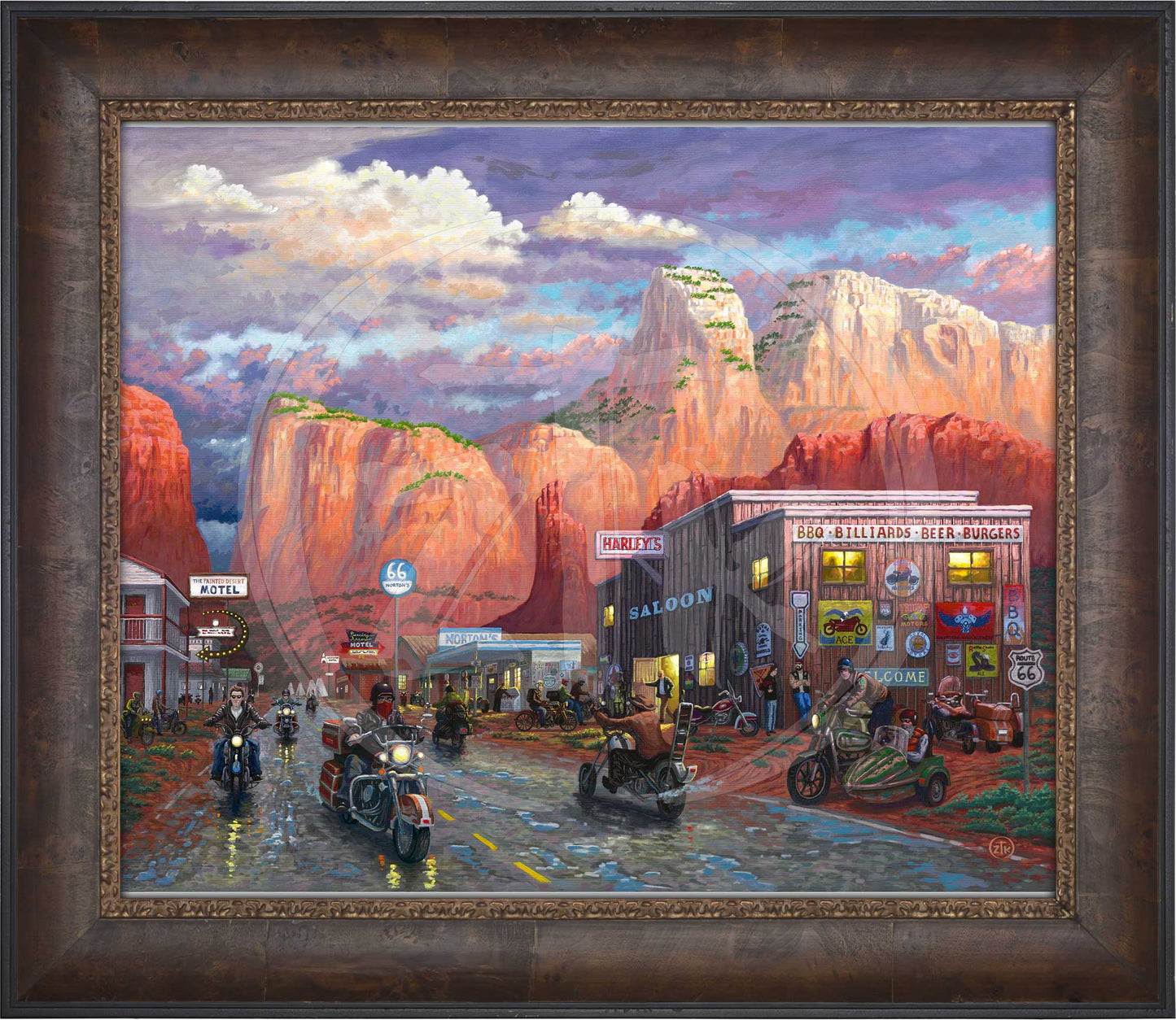 Get Your Kicks on Route 66 - Limited Edition Canvas