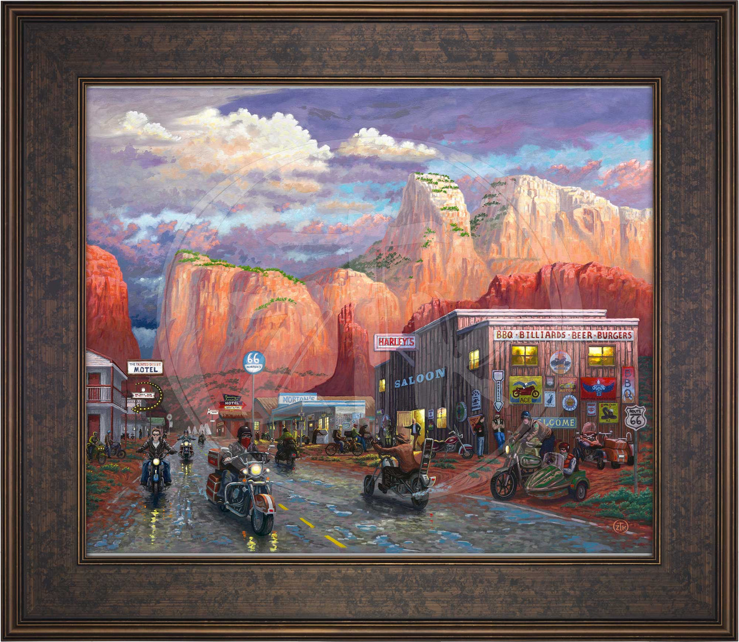 Get Your Kicks on Route 66 - Limited Edition Canvas