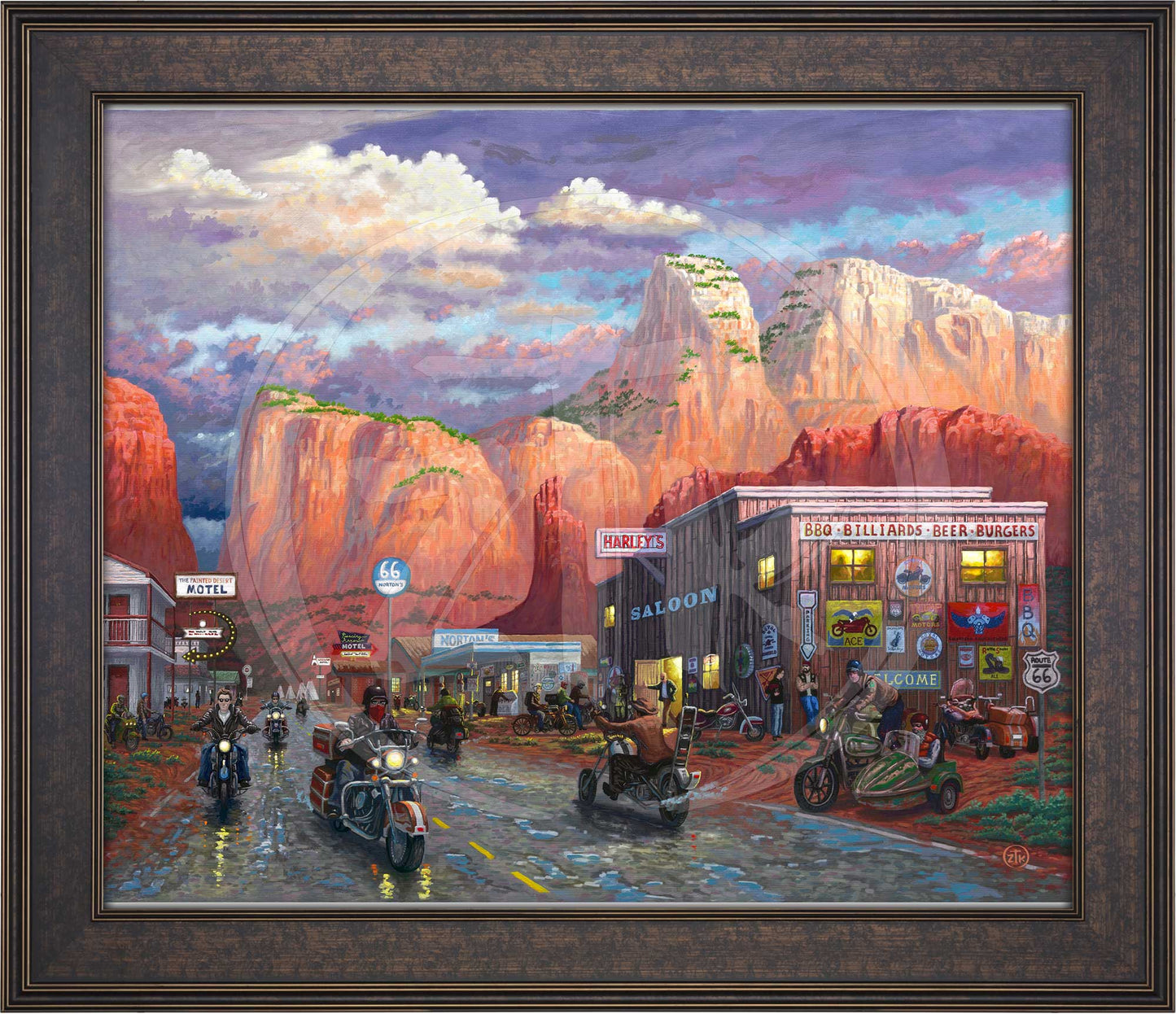 Get Your Kicks on Route 66 - Limited Edition Canvas