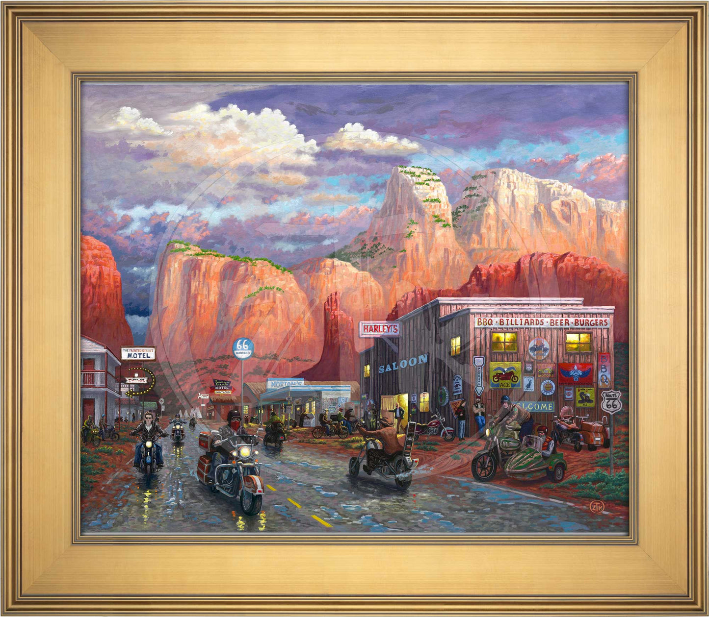 Get Your Kicks on Route 66 - Limited Edition Canvas