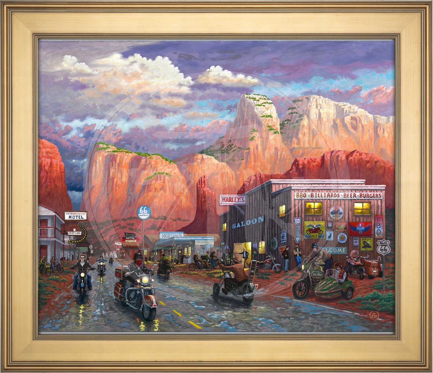 Get Your Kicks on Route 66 - Limited Edition Canvas