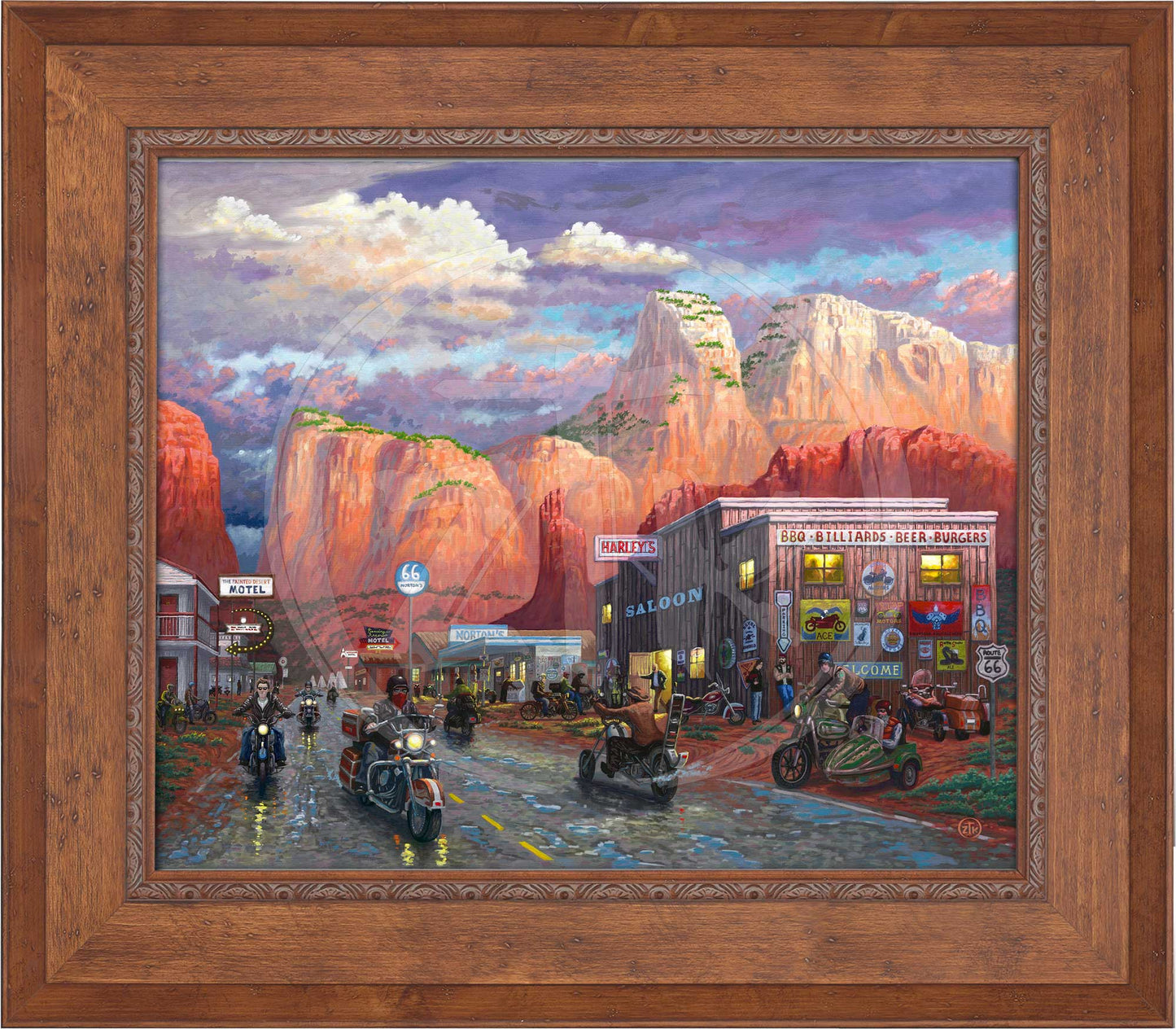 Get Your Kicks on Route 66 - Limited Edition Canvas