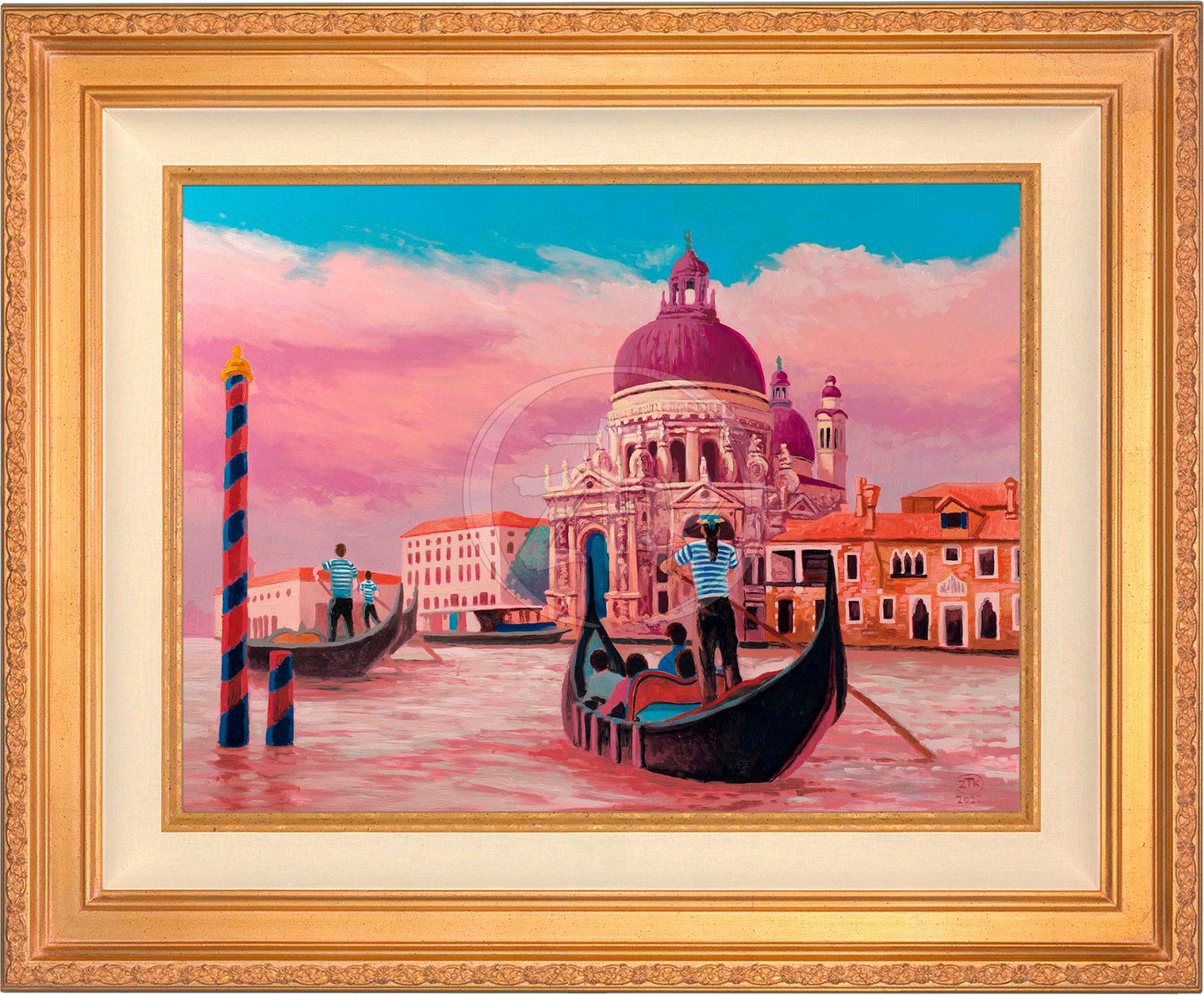 Gondolas of Venice - Limited Edition Canvas