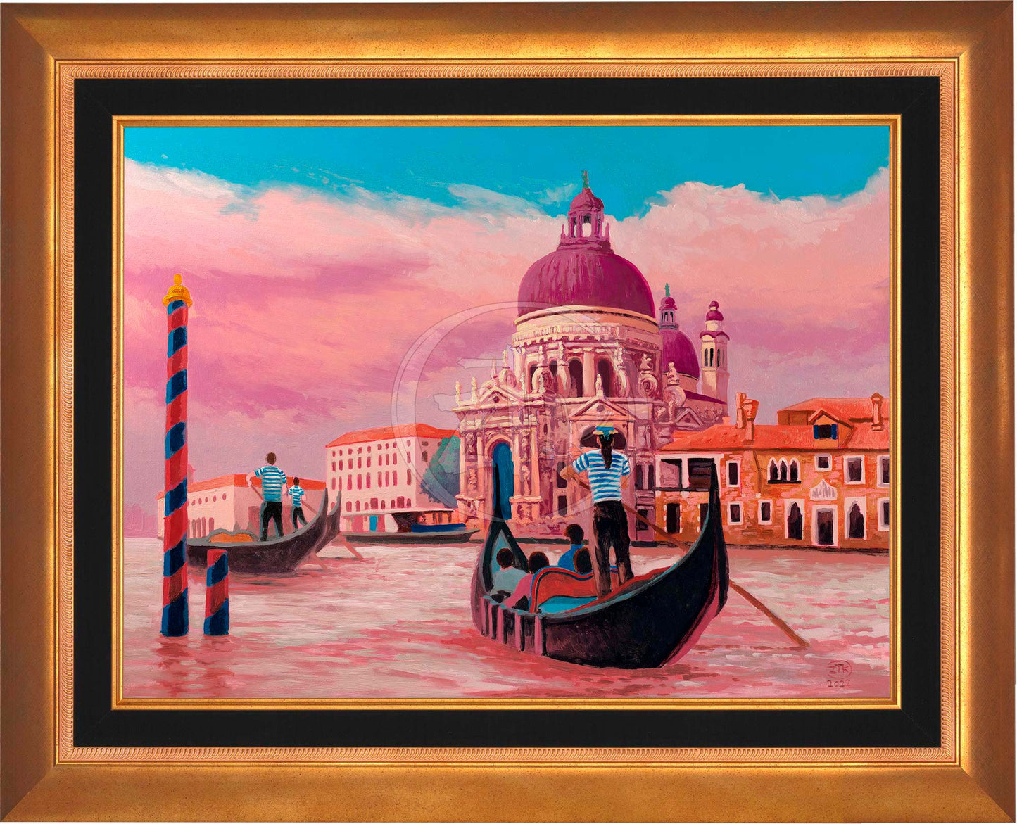 Gondolas of Venice - Limited Edition Canvas