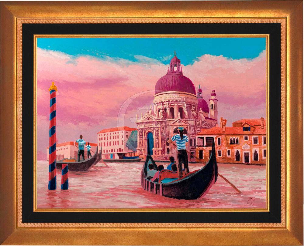 Gondolas of Venice - Limited Edition Canvas