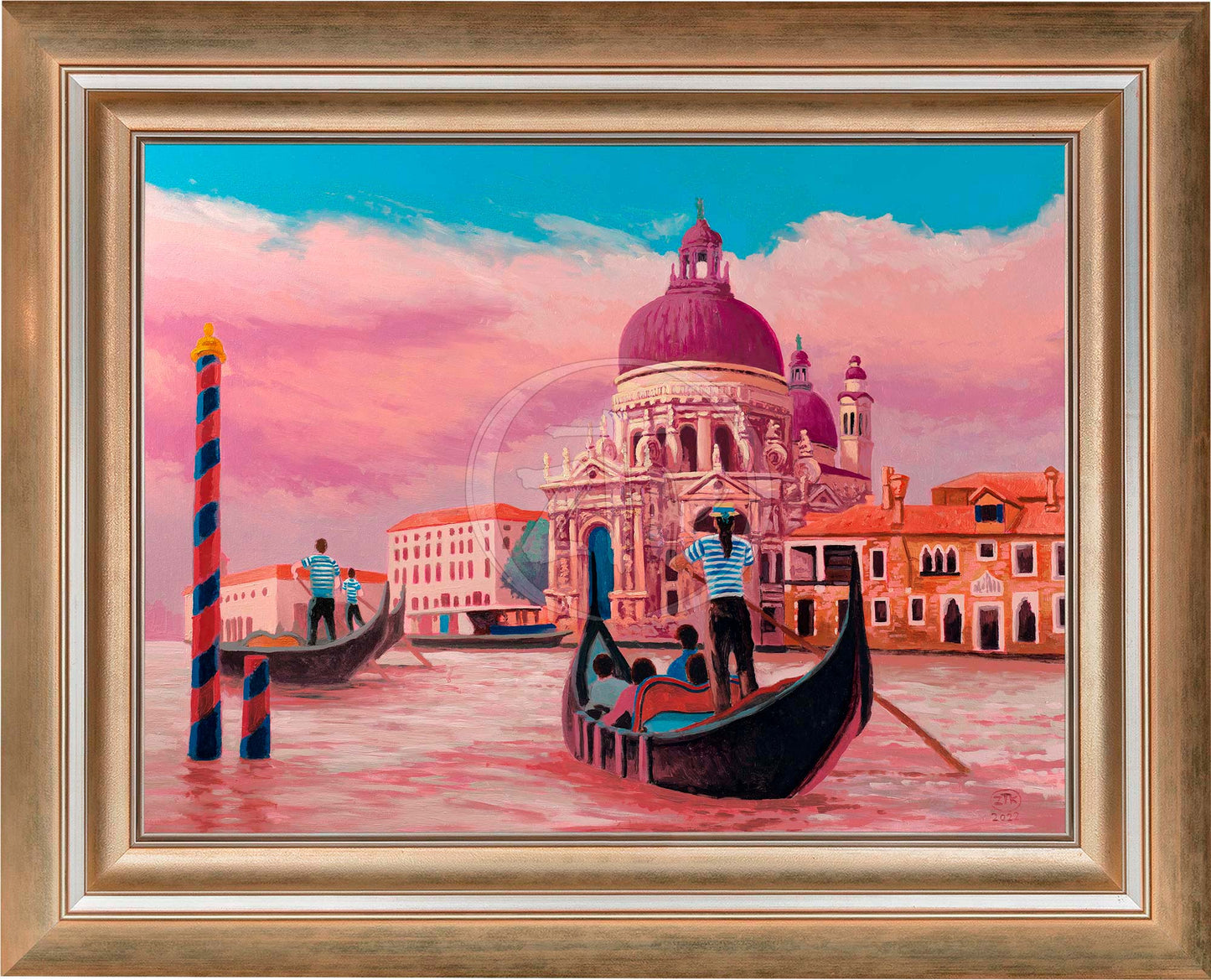 Gondolas of Venice - Limited Edition Canvas
