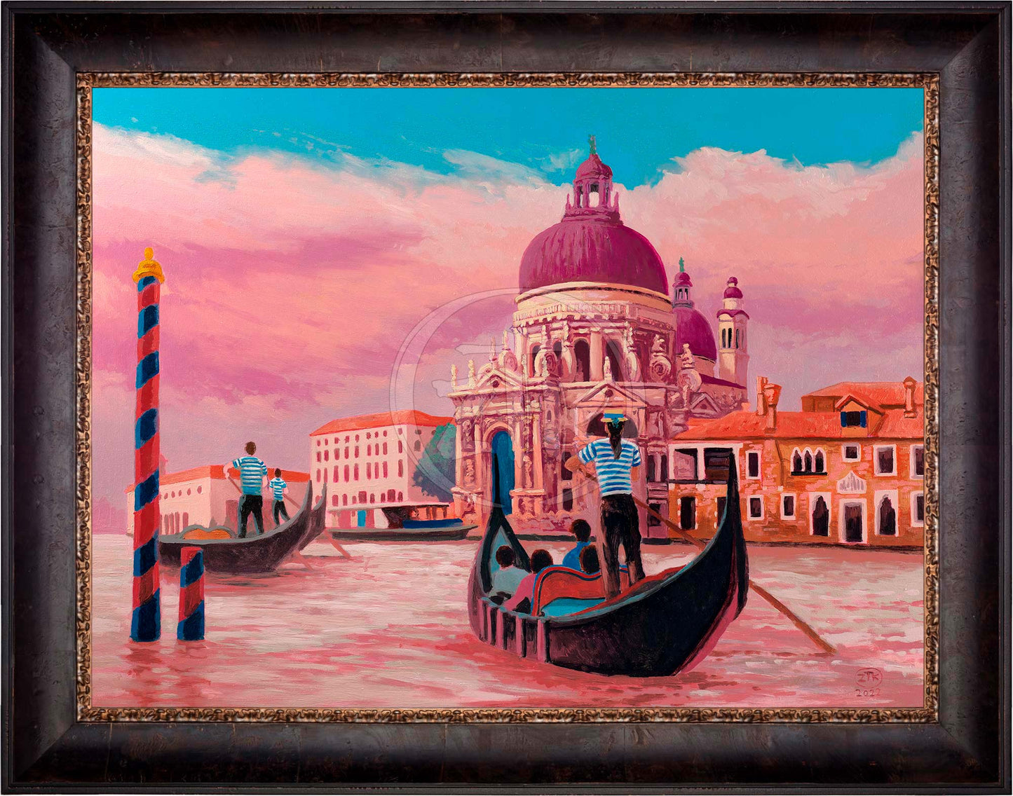 Gondolas of Venice - Limited Edition Canvas