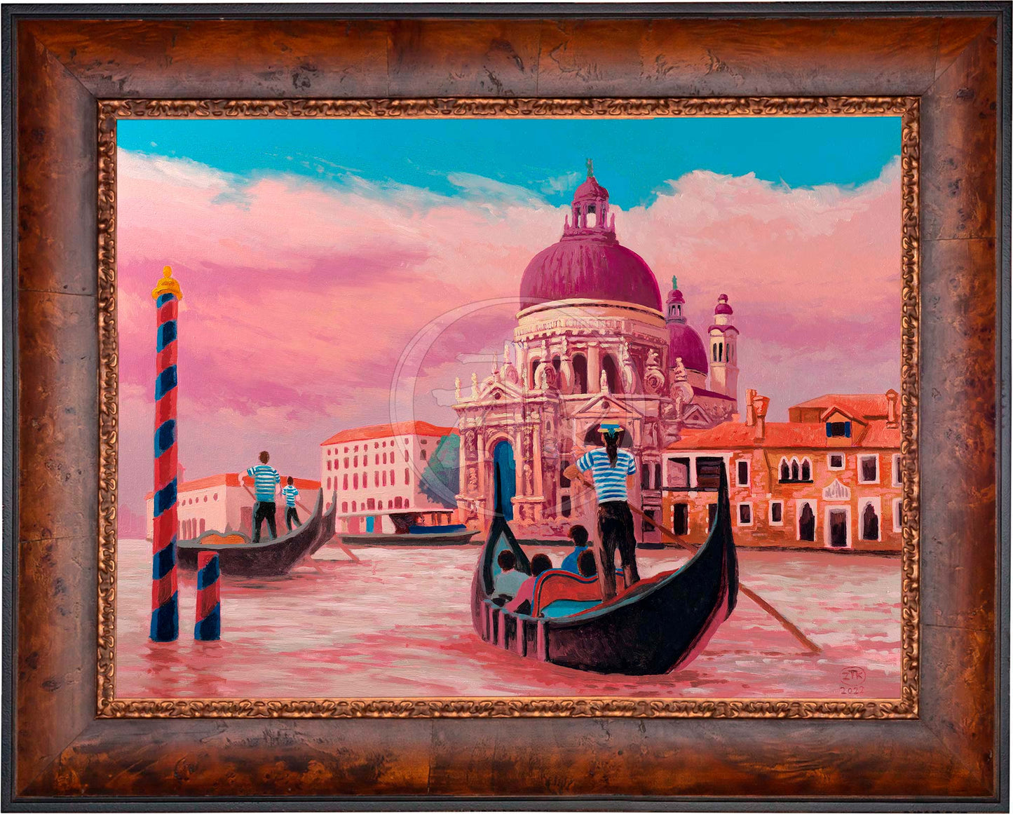 Gondolas of Venice - Limited Edition Canvas