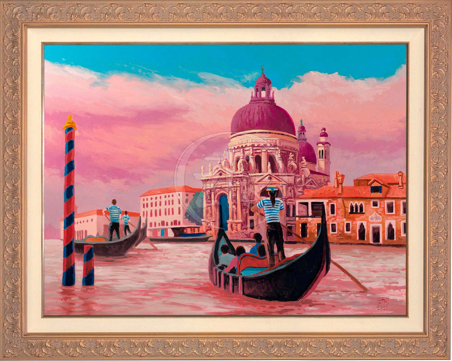 Gondolas of Venice - Limited Edition Canvas