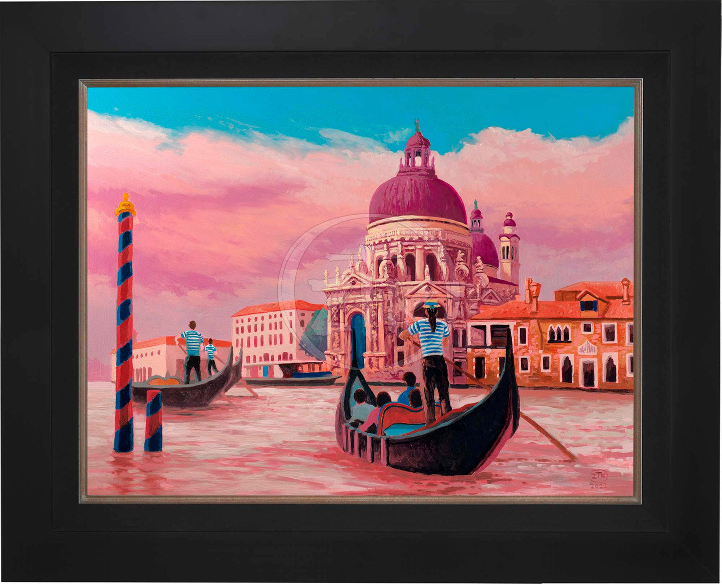 Gondolas of Venice - Limited Edition Canvas
