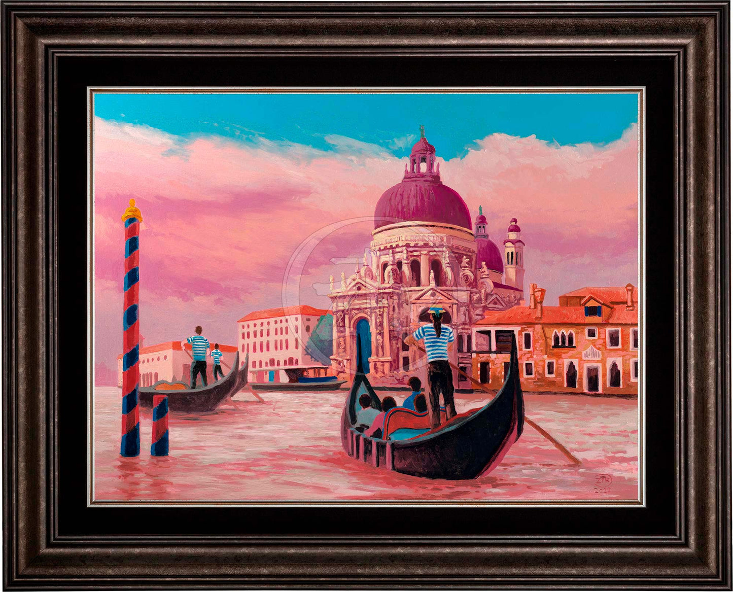 Gondolas of Venice - Limited Edition Canvas