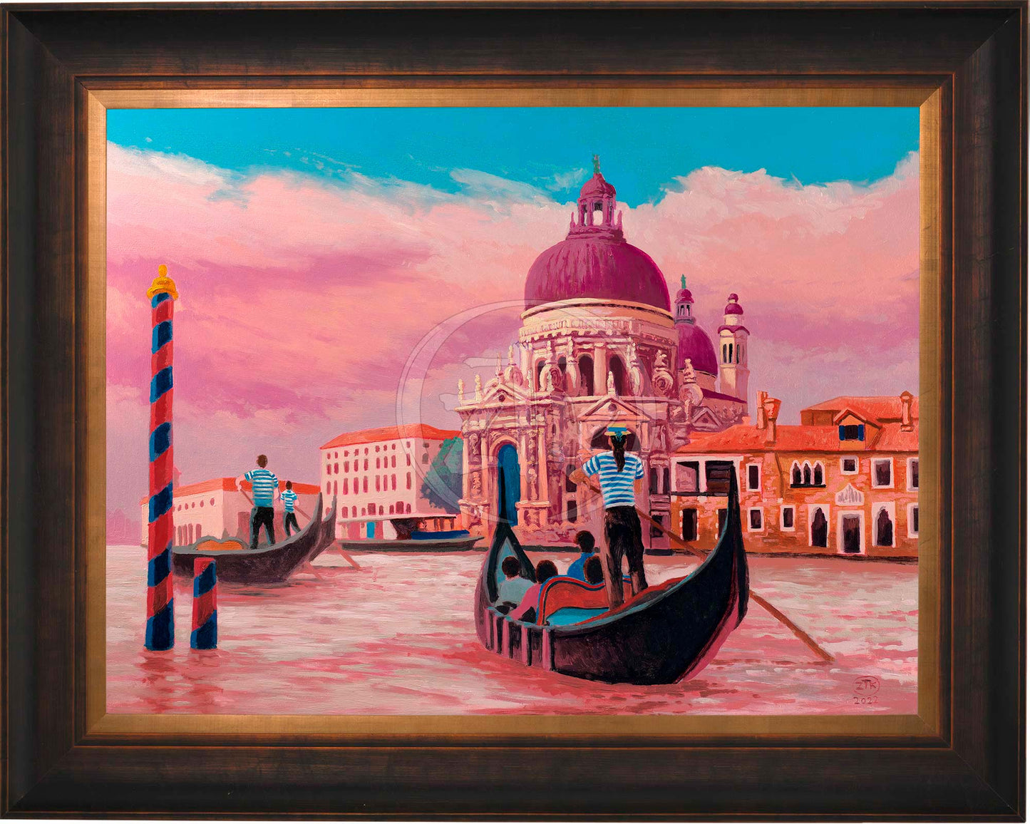 Gondolas of Venice - Limited Edition Canvas