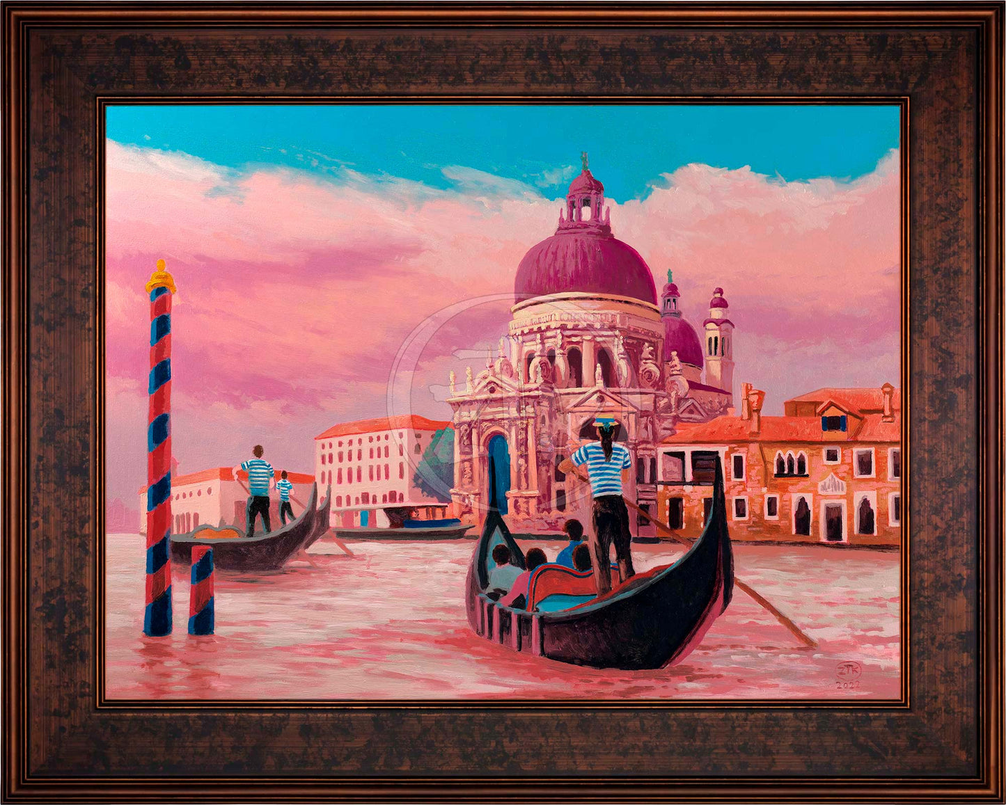 Gondolas of Venice - Limited Edition Canvas