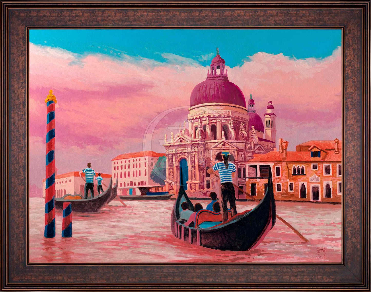 Gondolas of Venice - Limited Edition Canvas