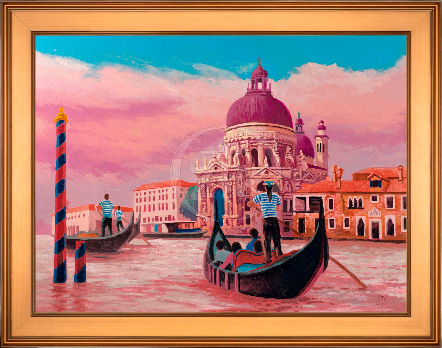Gondolas of Venice - Limited Edition Canvas