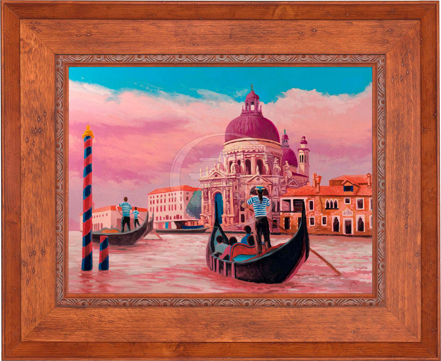 Gondolas of Venice - Limited Edition Canvas