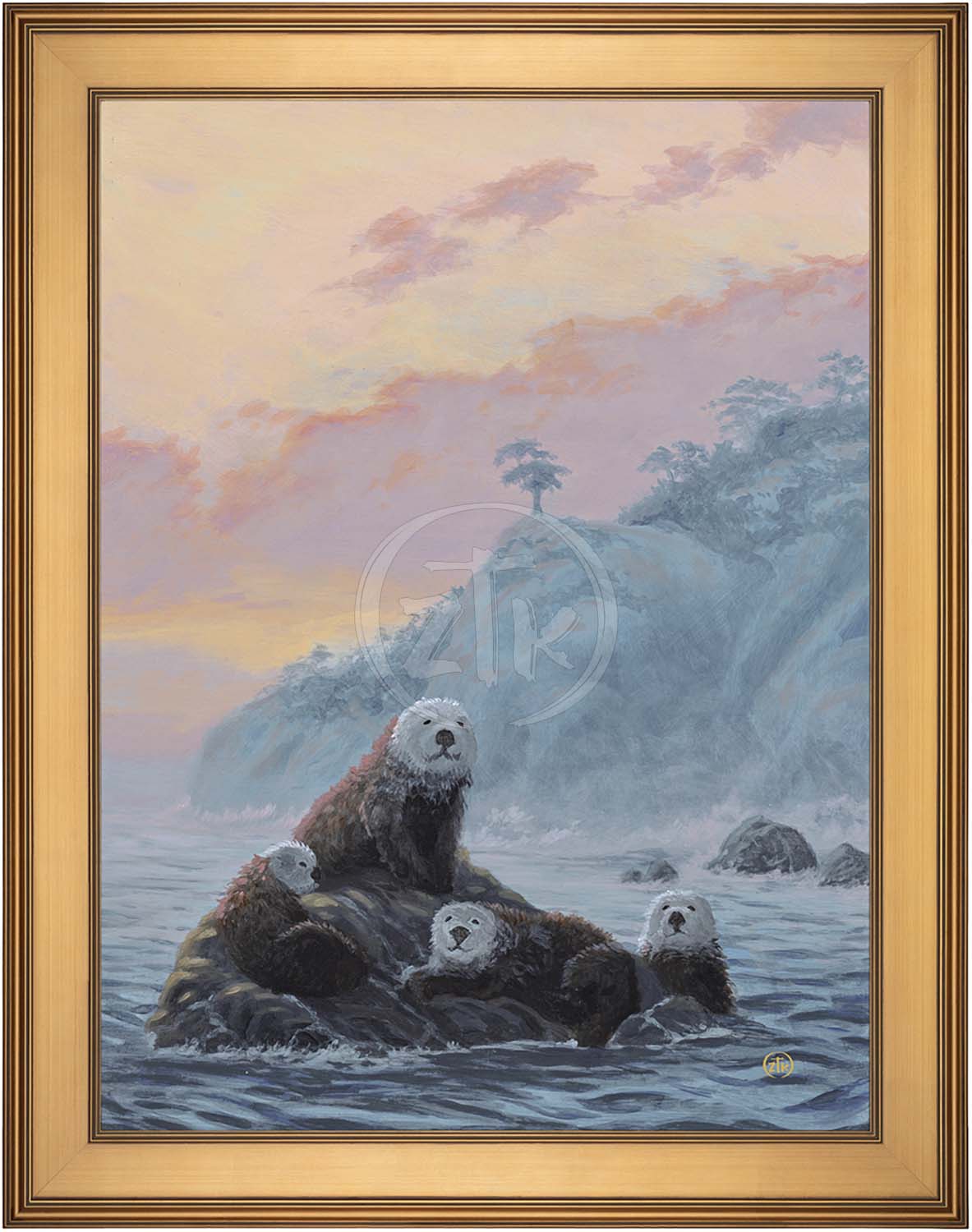 Rockin' Otters - Limited Edition Canvas