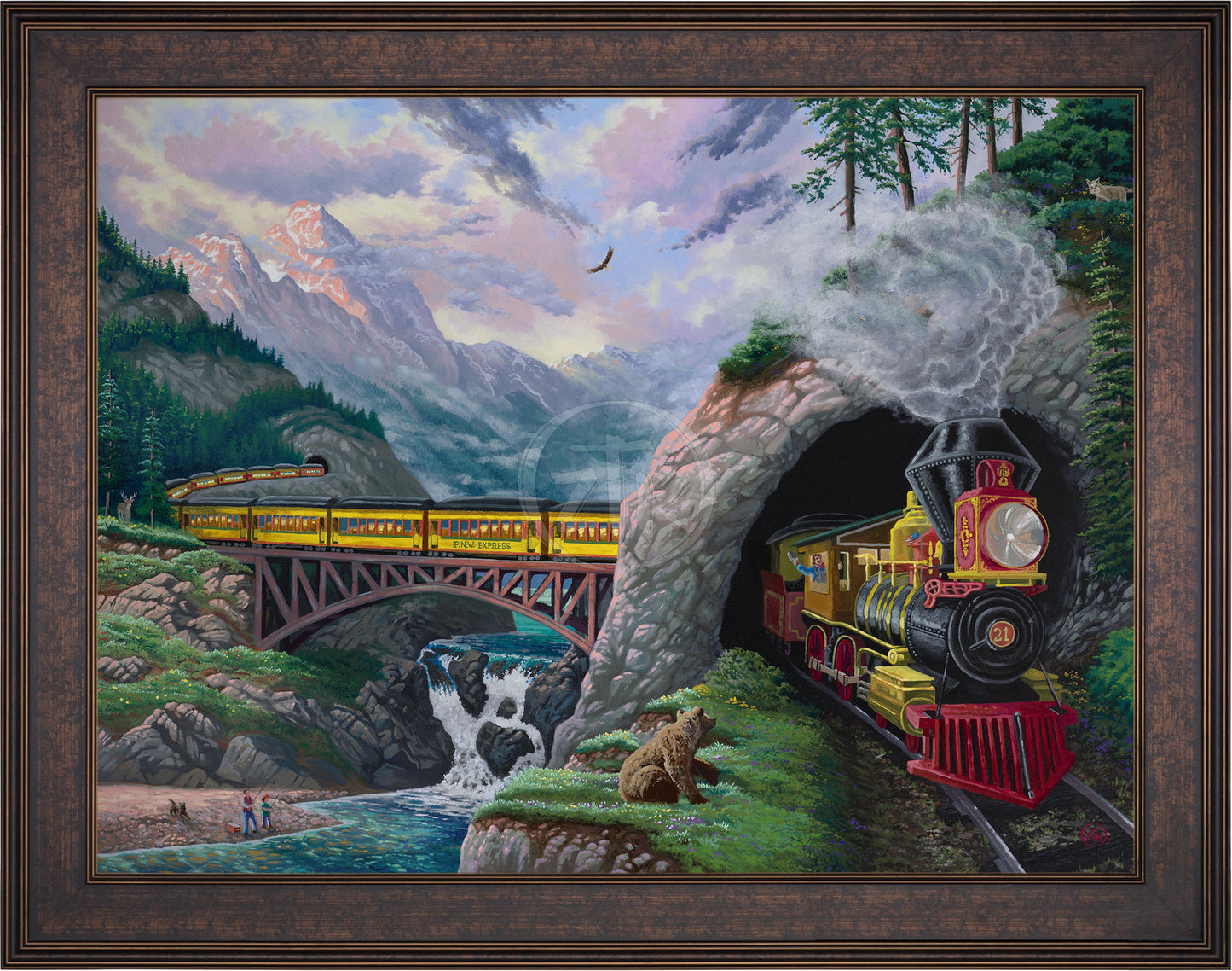 Thunder in the Mountains - Limited Edition Canvas