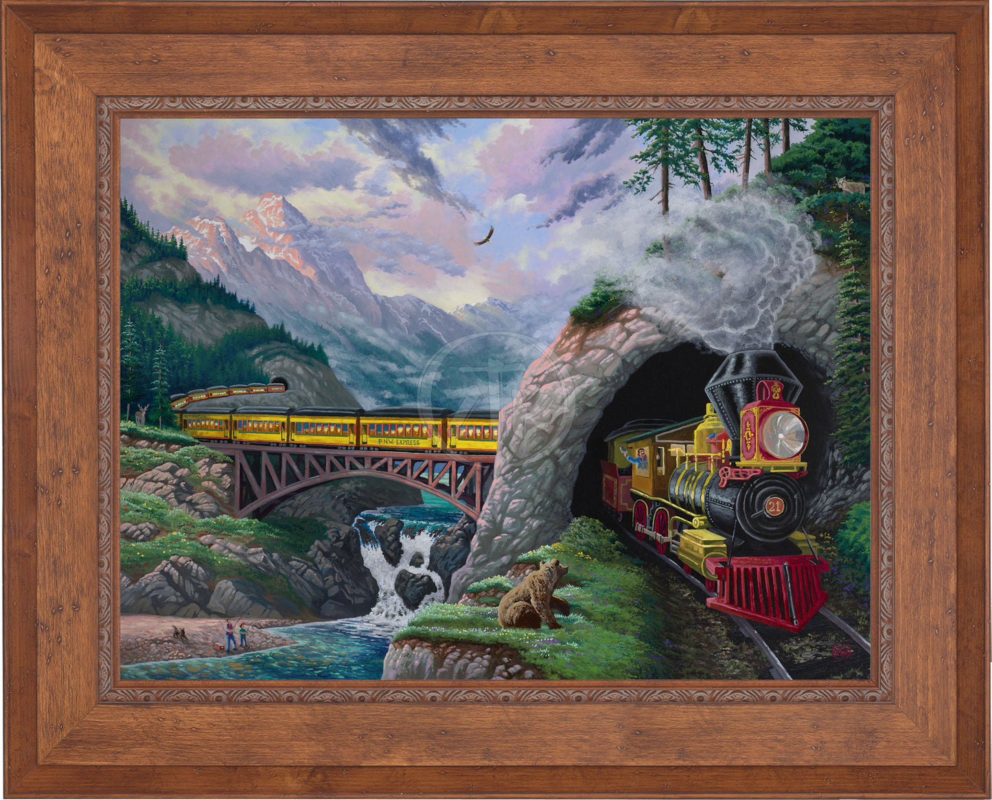 Thunder in the Mountains - Limited Edition Canvas