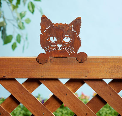 Cat Face Metal Art - Wild Wings