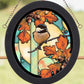 Chickadee Stained Glass Art - Wild Wings