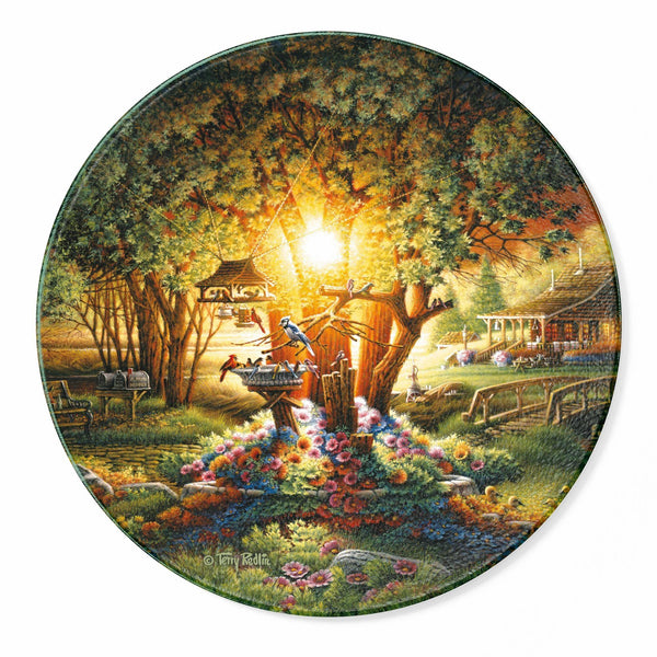 Colours of Spring Round Cutting Board - Wild Wings