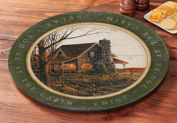 Comforts of Home Lazy Susan Turntable - Wild Wings