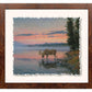 Dawn—Moose Deckled Edge Paper Print - Wild Wings