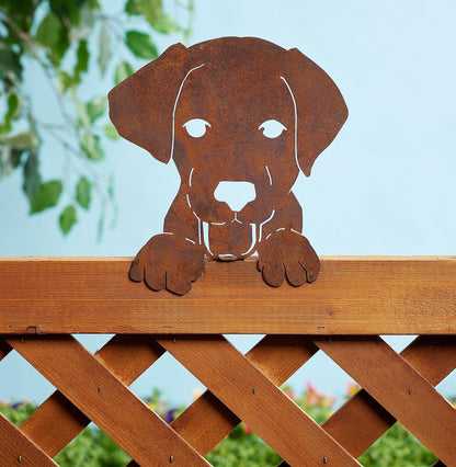 Dog Face Metal Art - Wild Wings