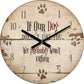 Dog Like You 21" Round Clock - Wild Wings