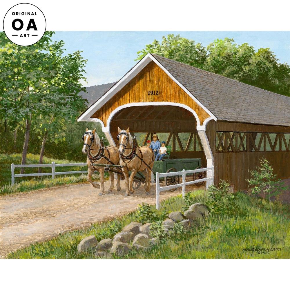 Driving Lessons Original Acrylic Painting - Wild Wings