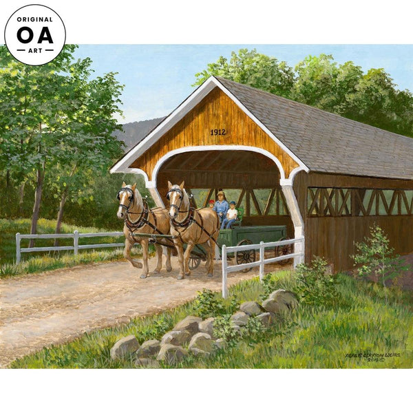 Driving Lessons Original Acrylic Painting - Wild Wings