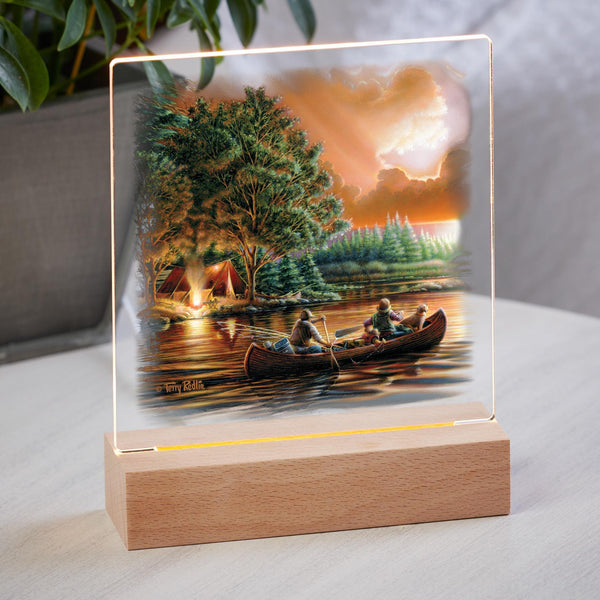 Evening Rendezvous Acrylic Night Light - Wild Wings