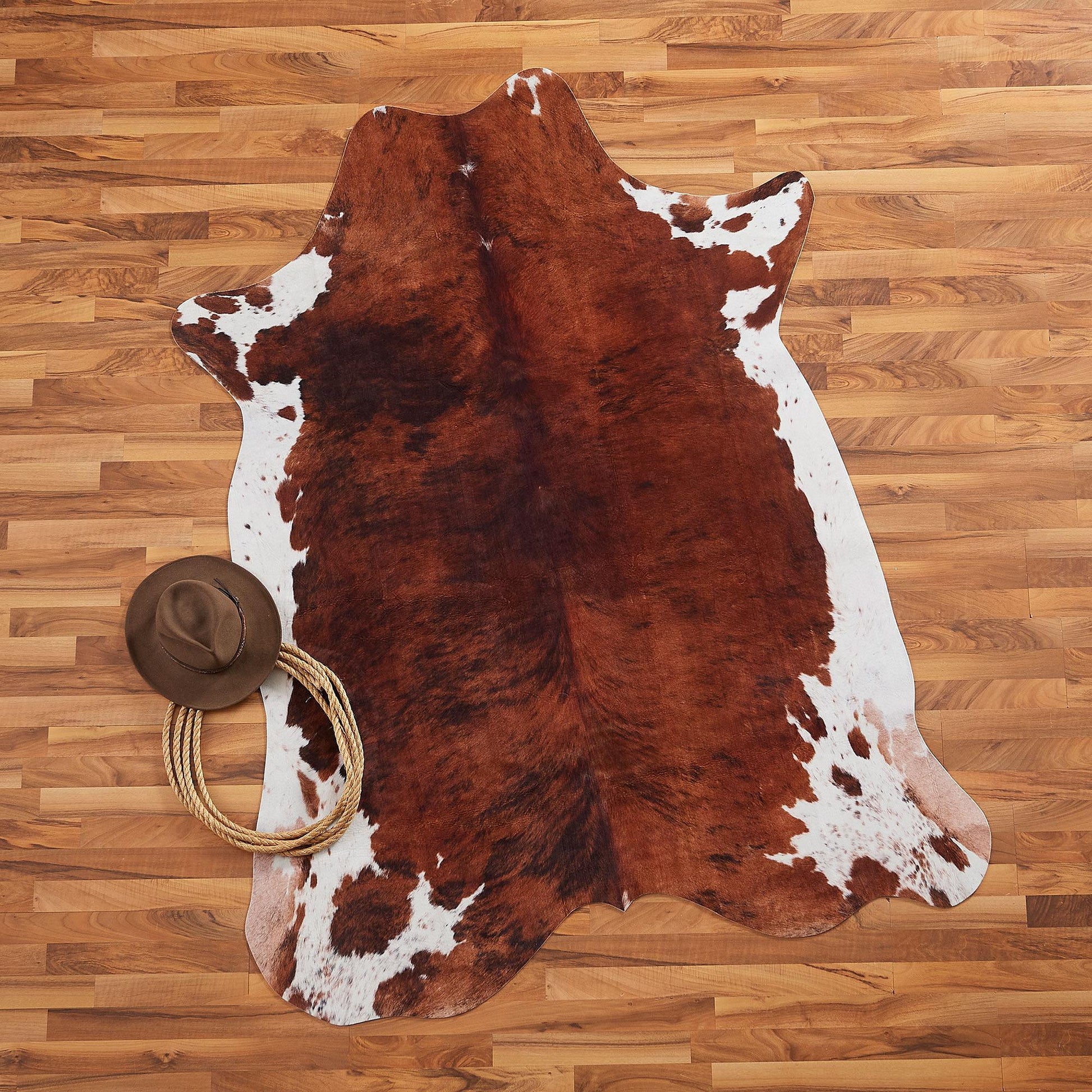 Faux Cowhide Area Rug - Wild Wings