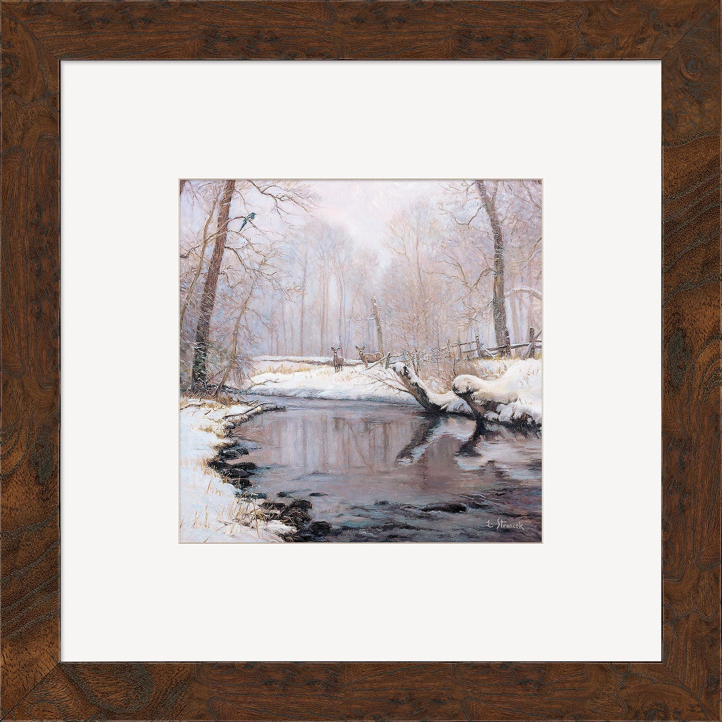 Creek Bottom Solitude Contempo Square - Wild Wings