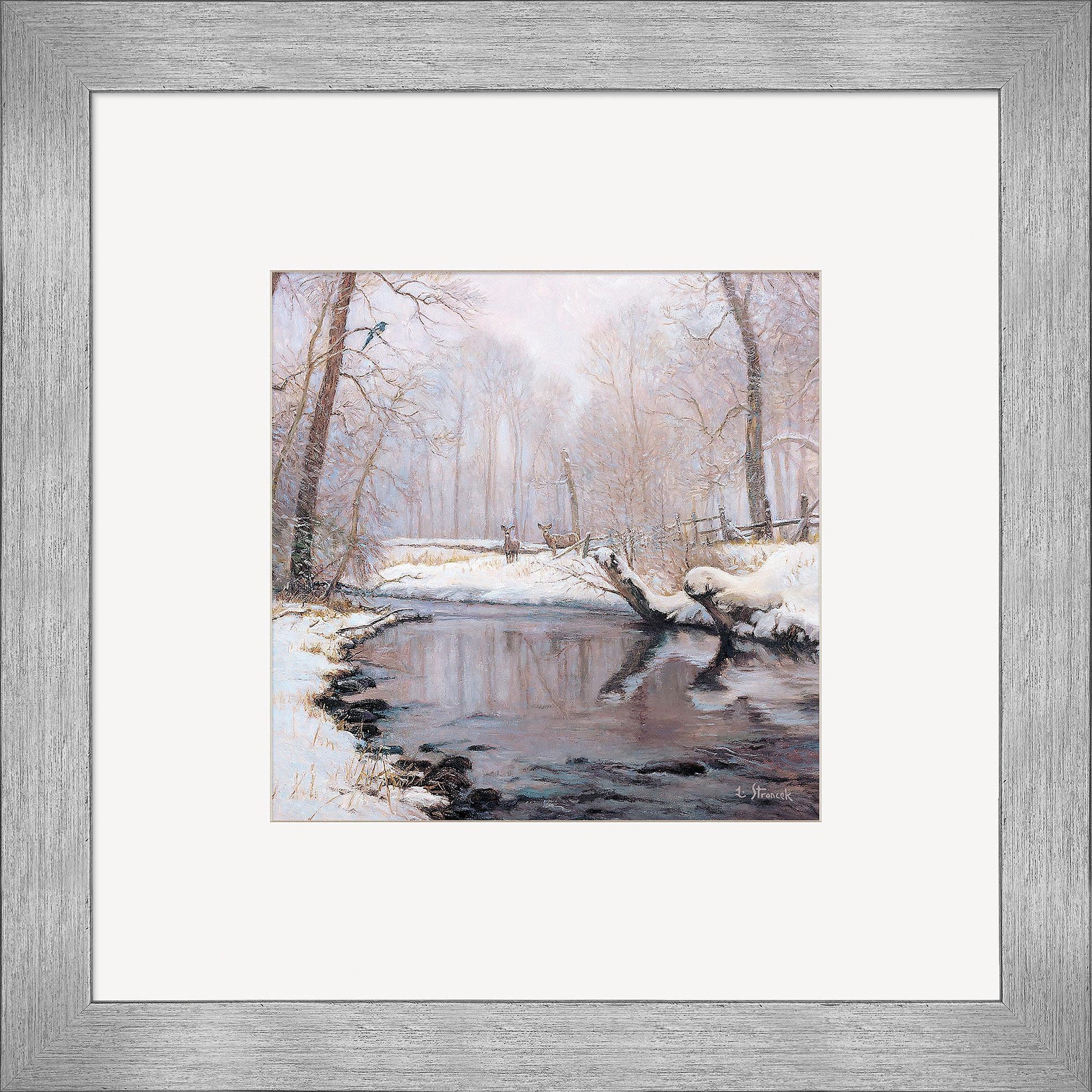 Creek Bottom Solitude Contempo Square - Wild Wings