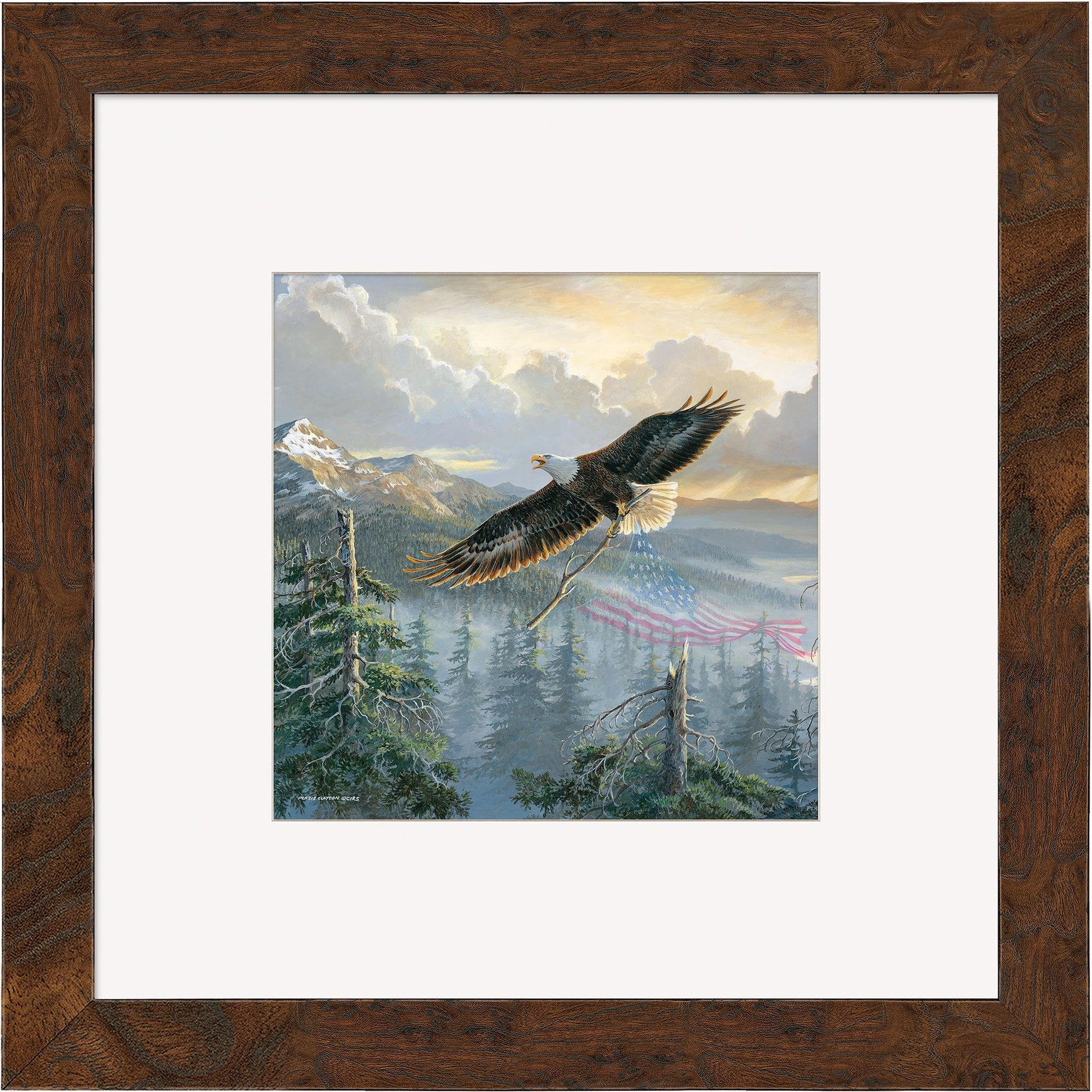 Rebuilding America—Bald Eagle Contempo Square - Wild Wings