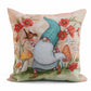 Floral Patch Gnomes Decorative Pillow - Wild Wings