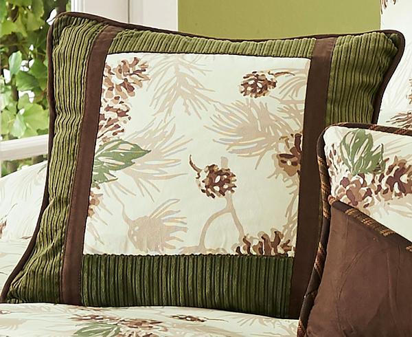 Whispering Forest Framed Pillow - Wild Wings