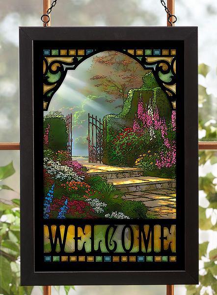 Garden of Grace Stained Glass Art - Wild Wings