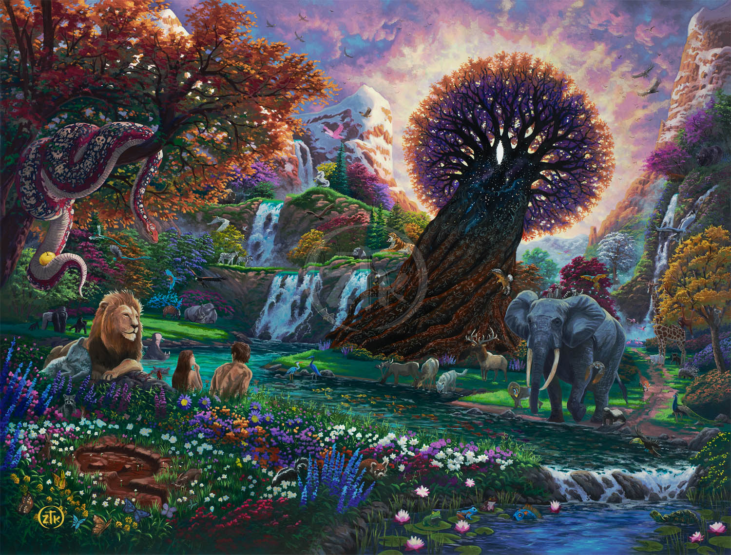 Garden of Eden - Limited Edition Canvas Limited Edition Canvas