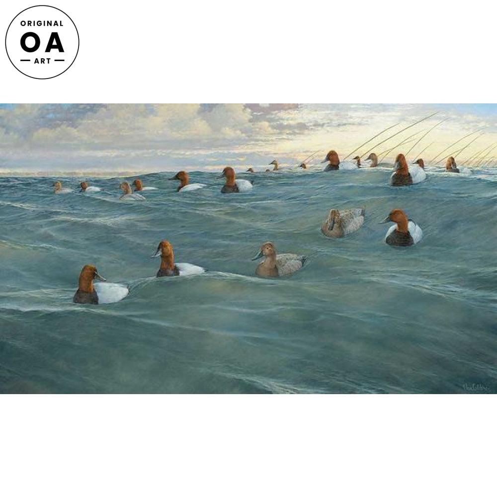 Heading Off Shore Original Oil Painting - Wild Wings