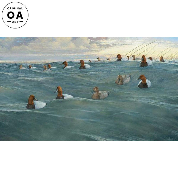 Heading Off Shore Original Oil Painting - Wild Wings