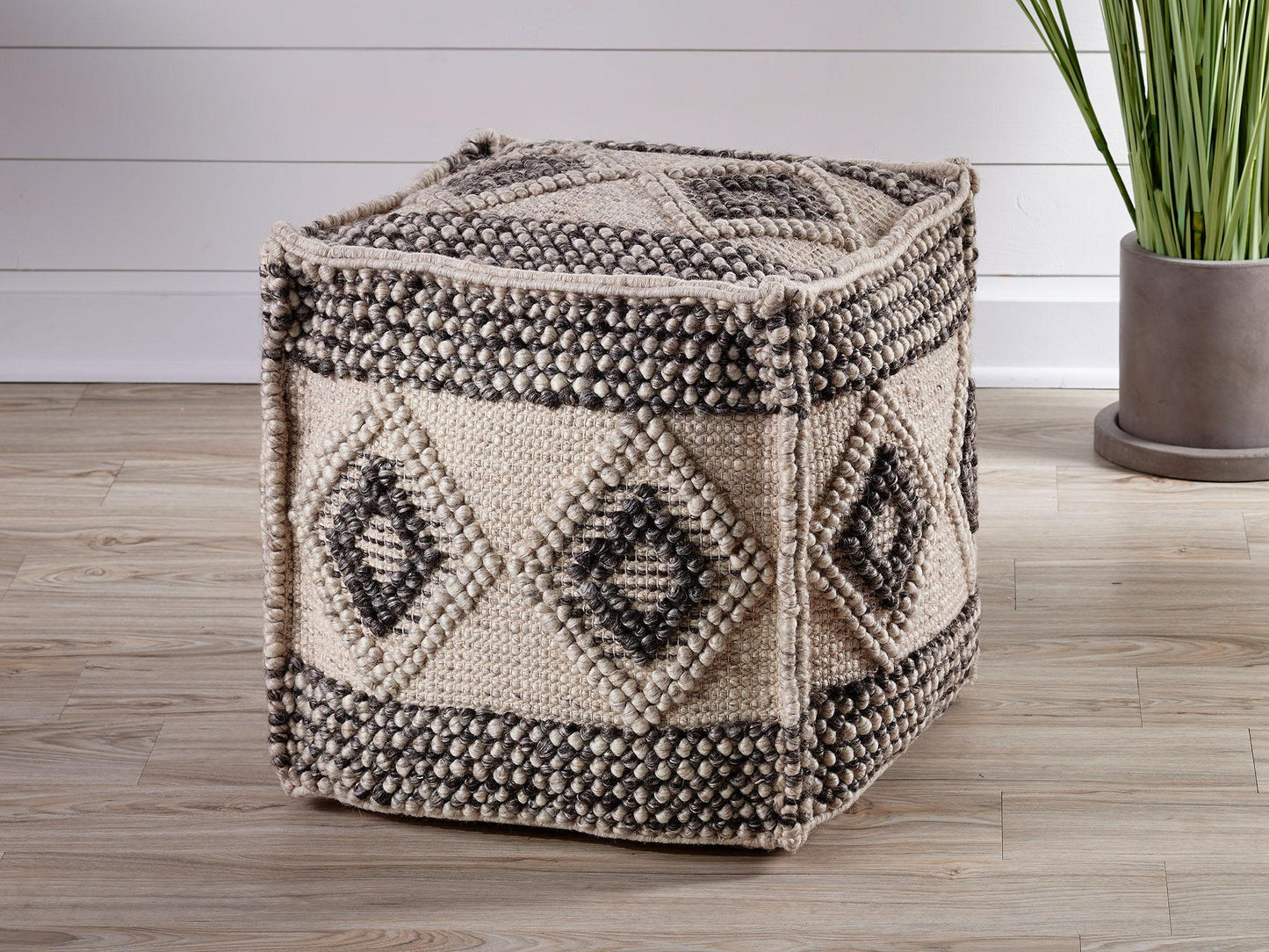 Bohemian Diamond Pouf - Wild Wings